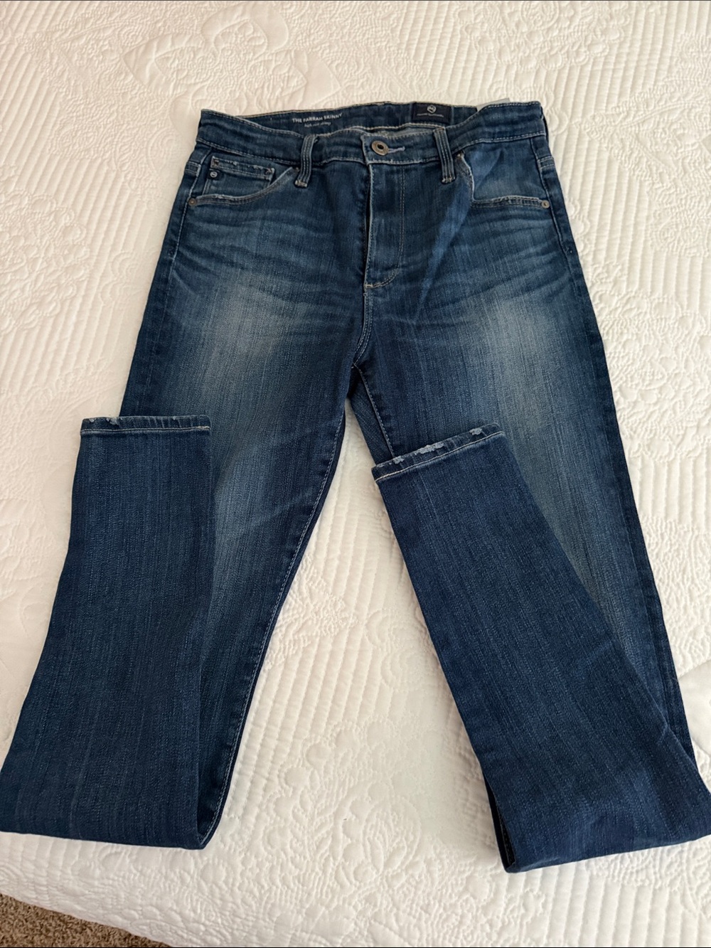 AG Adriano Goldschmied Dark Blue Skinny Jeans